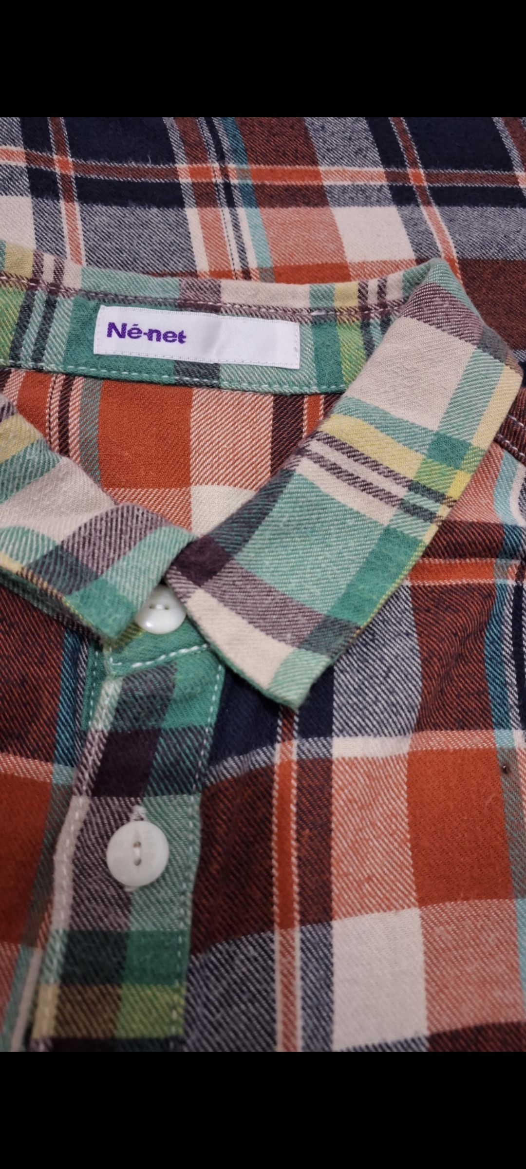 Ne-Net Ne-net issey miyake plaid flannel shirt fade grunge style Size US L / EU 52-54 / 3 - 2 Thumbnail