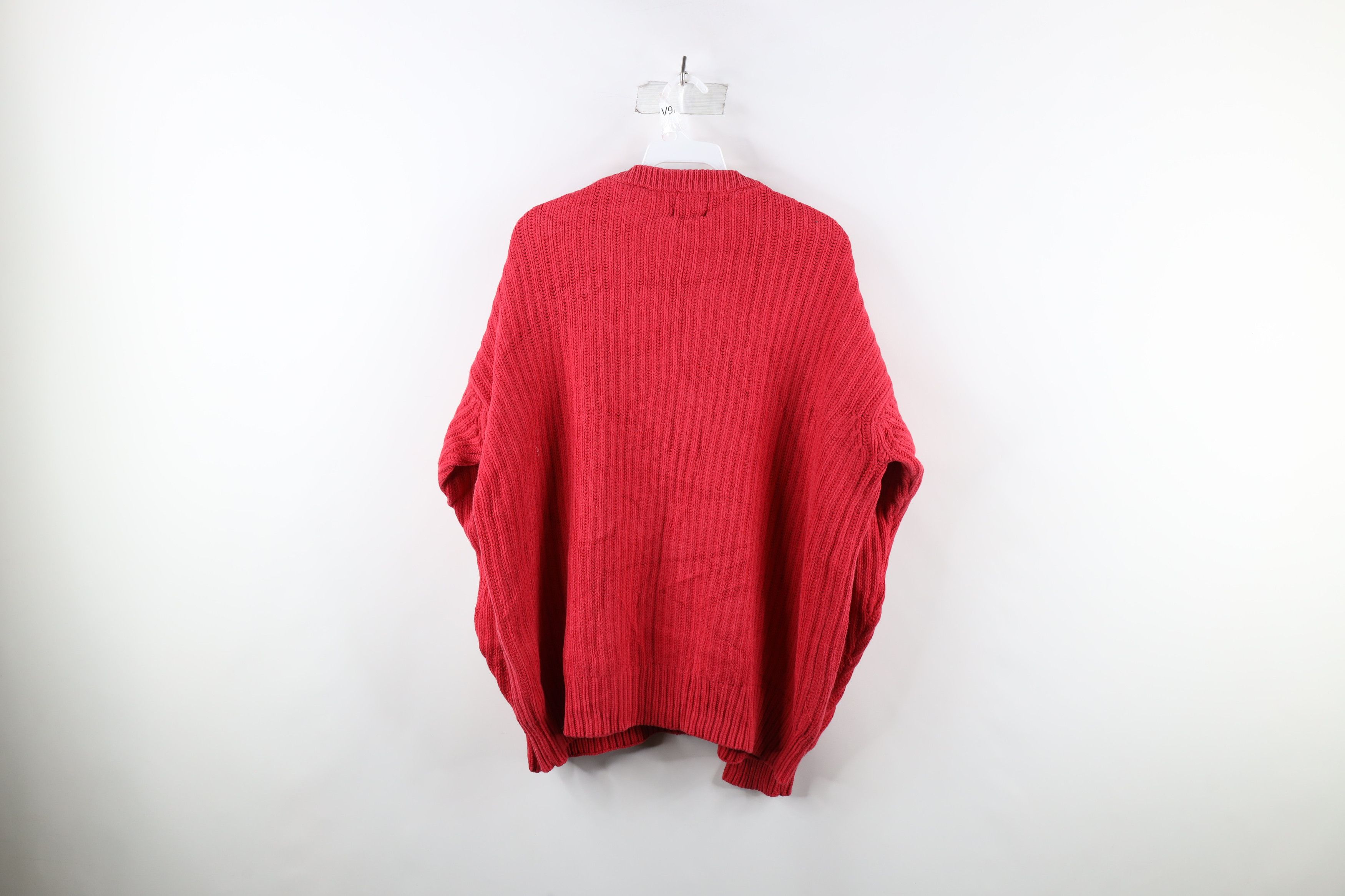 Gap × Vintage Vintage 90s Gap Heavyweight Ribbed Knit Cardigan Sweater Size US M / EU 48-50 / 2 - 5 Thumbnail