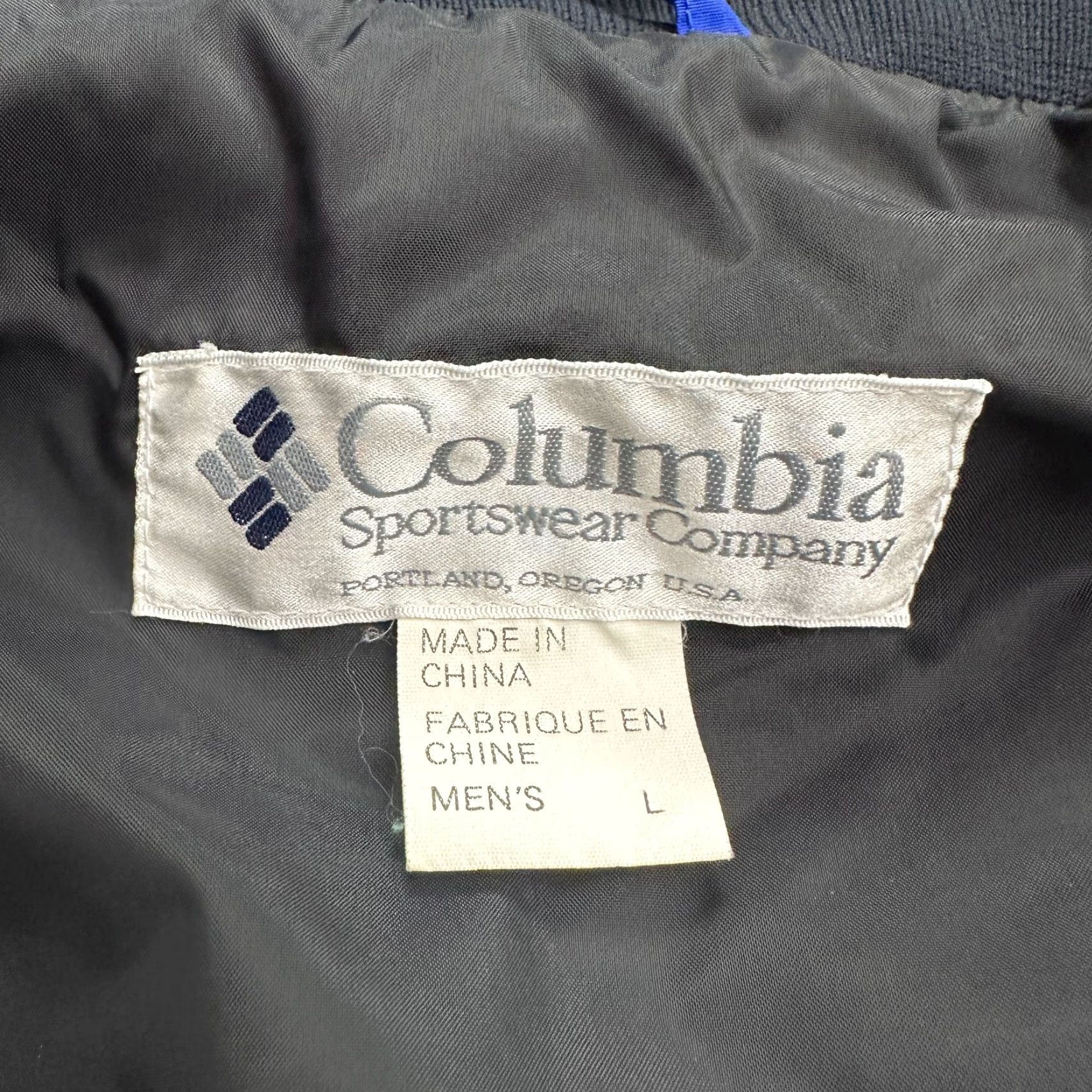 Vintage VINTAGE Columbia Jacket Mens Large Green Full Zip Fleece Lined Collarless Outdoor Casual Size US L / EU 52-54 / 3 - 6 Thumbnail