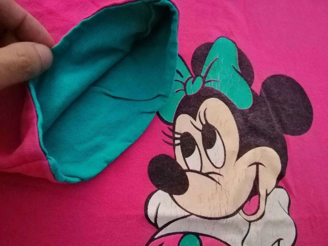 Other 90s vintage disney minnie mouse t shirt 2 layers Size US L / EU 52-54 / 3 - 5 Thumbnail