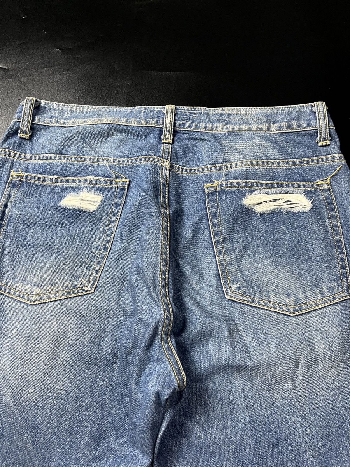 Hysteric Glamour × If Six Was Nine × Japanese Brand Farmer’s market selvage Distressed jeans Size US 31 - 6 Thumbnail