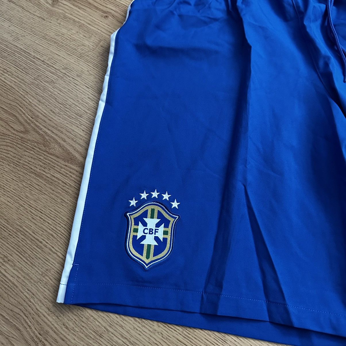Nike × Vintage Brazil Home Football Shorts Nike Size US 35 - 2 Thumbnail