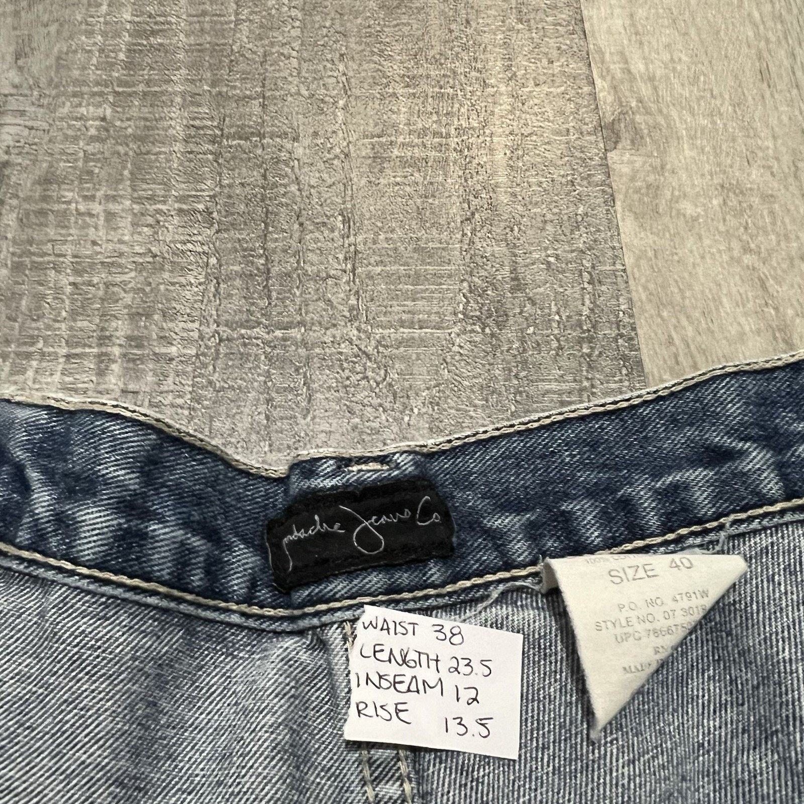 Jordache VTG Jordache Carpenter Denim Baggy Hip Hop Skater Jorts Size US 38 / EU 54 - 4 Thumbnail
