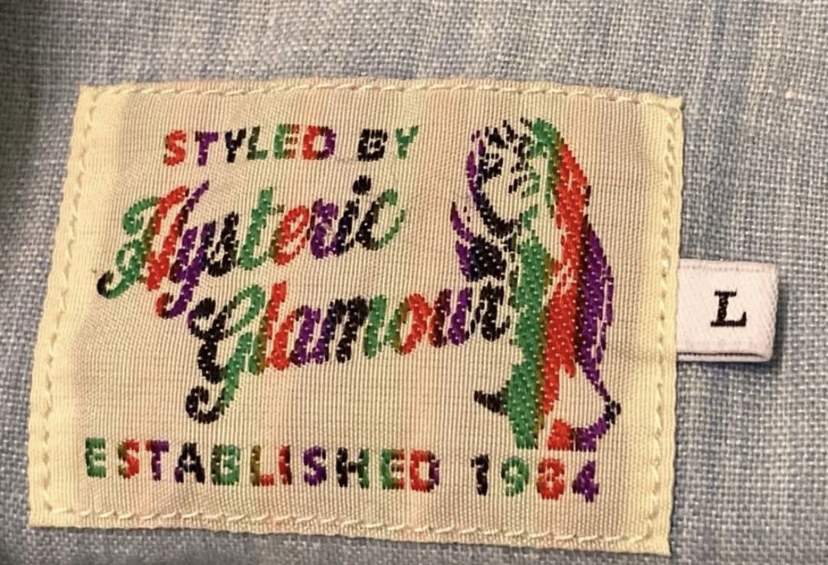 Hysteric Glamour 🔥HOT🔥VINTAGE 80's HYSTERIC GLAMOUR NAKED GIRL SHIRT Size US L / EU 52-54 / 3 - 9 Thumbnail