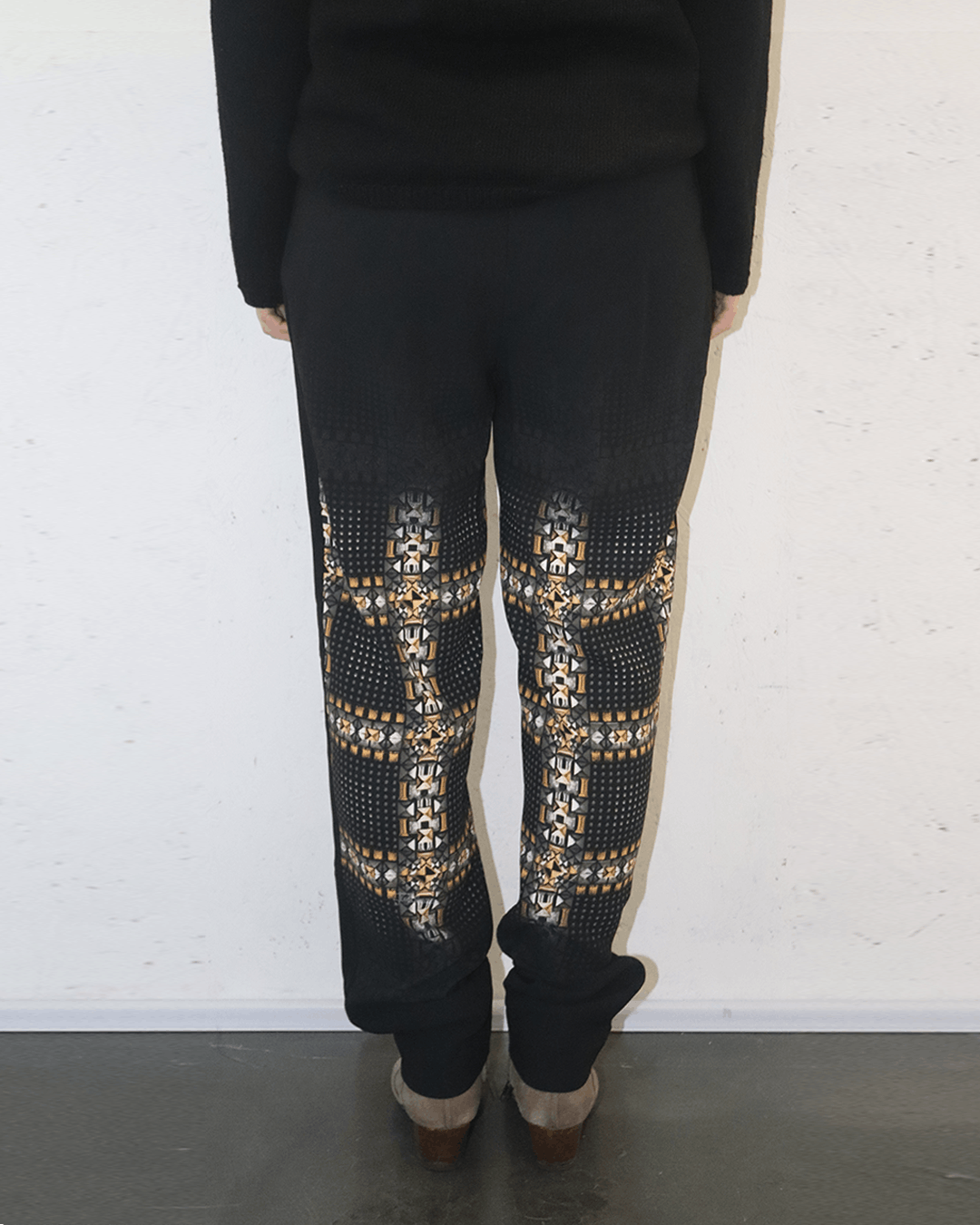 Just Cavalli Just Cavalli AW12 Geometric Cross Printed Trousers Size 27" / US 4 / IT 40 - 4 Thumbnail