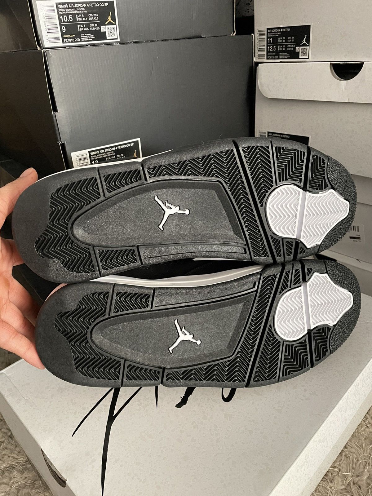 Jordan Brand Jordan 4 White Thunder Size US 11.5 / EU 44-45 - 8 Thumbnail