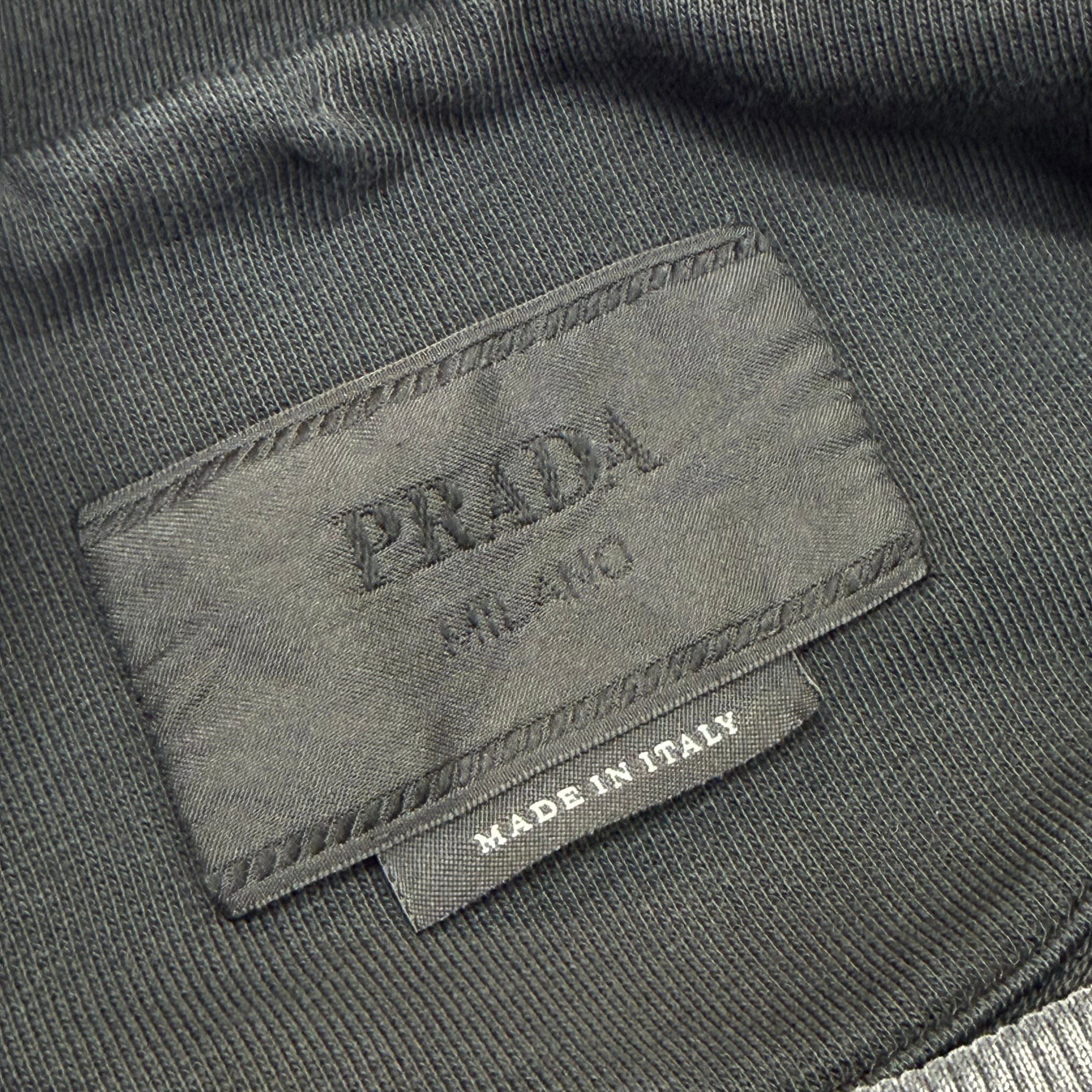 Prada Prada Oversized Garment Dyed Cotton Crewneck XL Size US XL / EU 56 / 4 - 4 Thumbnail
