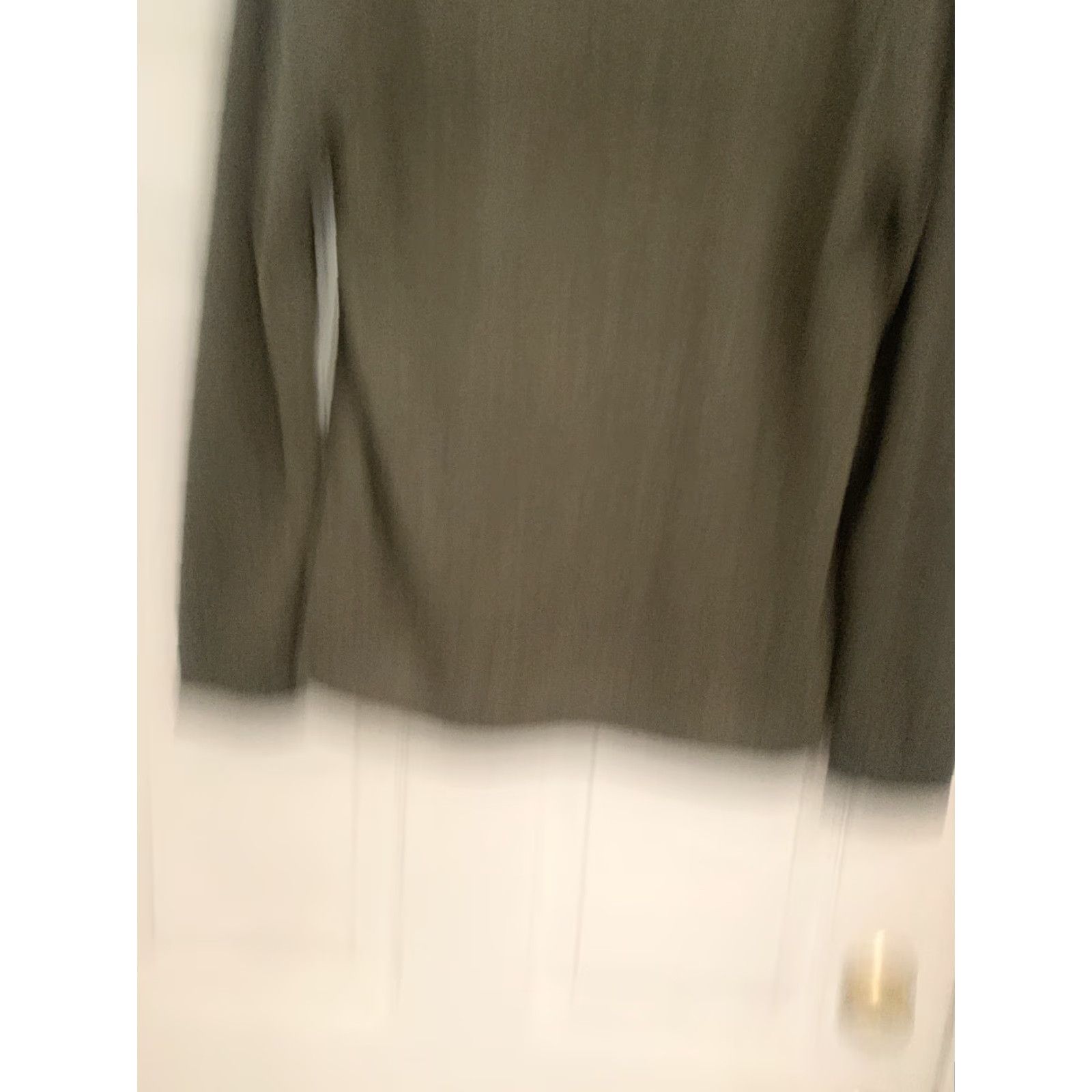Vintage Absolutely Famous Women’s Olive Long Sleeve V Neck Sweater L Size L / US 10 / IT 46 - 5 Thumbnail