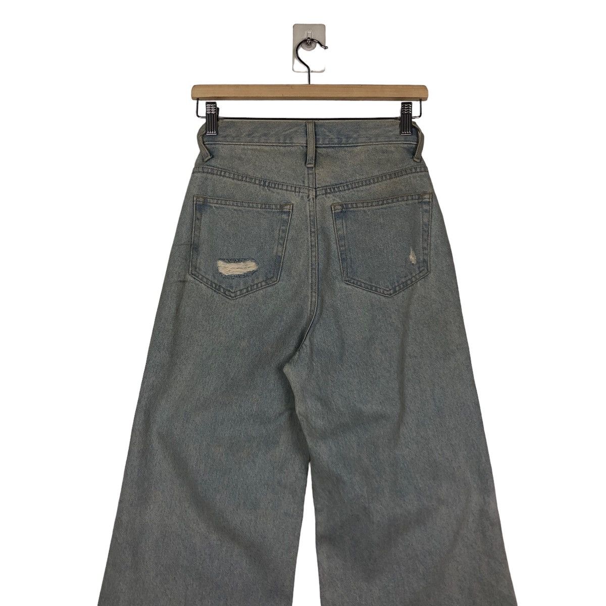 Japanese Brand DISTRESSED DENIM JEANS PUNK DESIGN EMODA JAPAN ISSEY MIYAKE Size US 26 / EU 42 - 11 Thumbnail