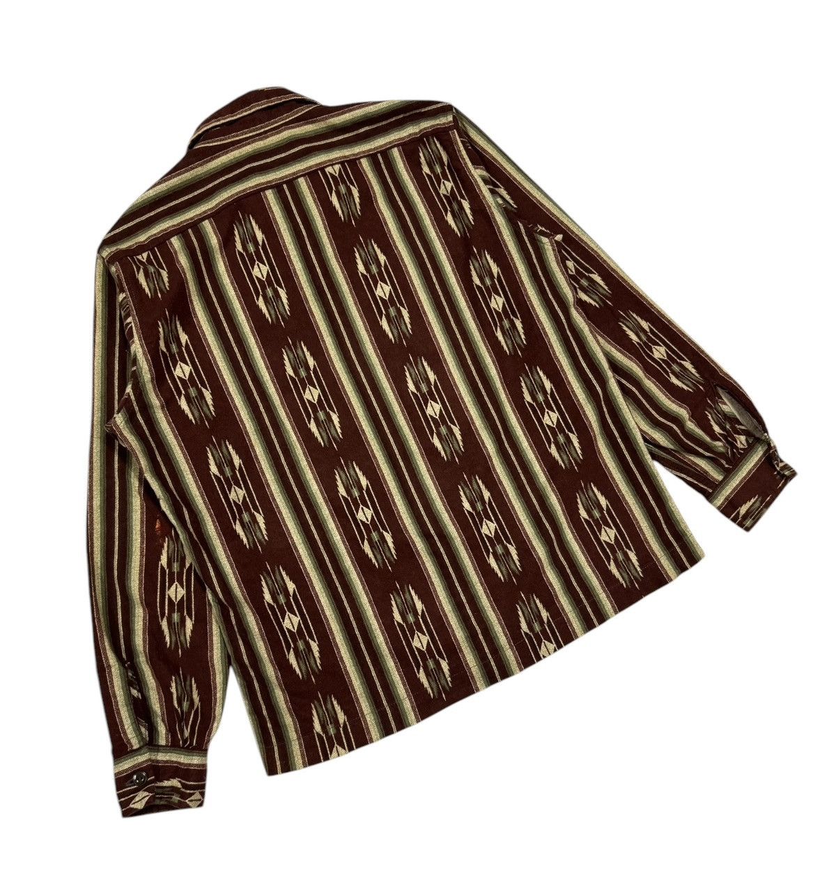 Schott Vtg🔥Schott Bros Nyc Native Navajo Camp Collar Shirt Size US M / EU 48-50 / 2 - 14 Thumbnail