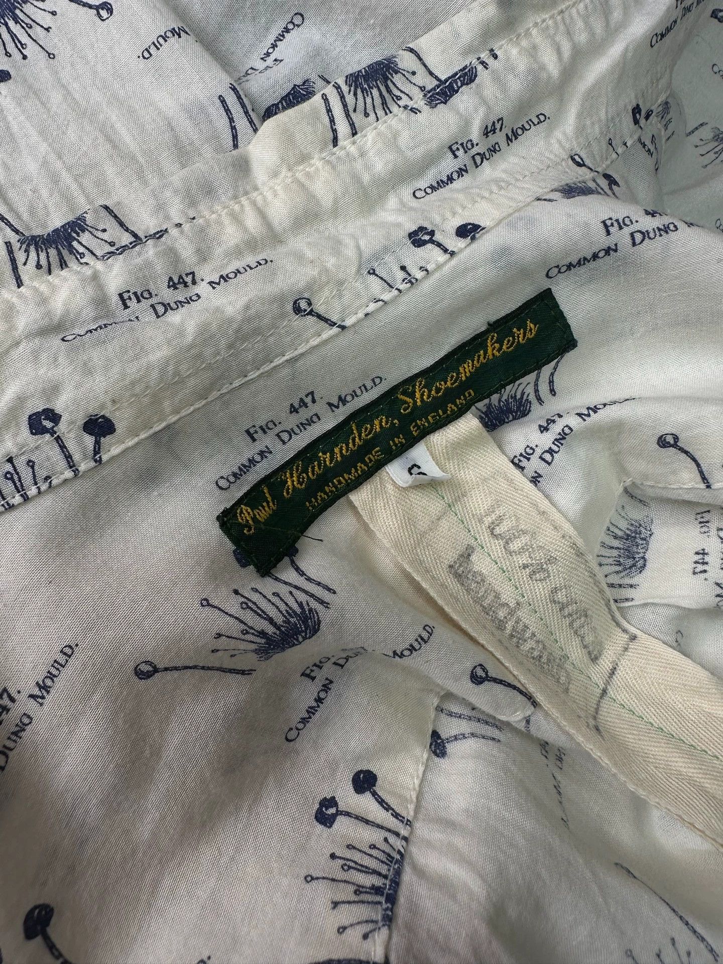 Paul Harnden Shoemakers Paul Harnden Rare Early Mushroom Print Washed Cotton Loose S Size US S / EU 44-46 / 1 - 7 Thumbnail
