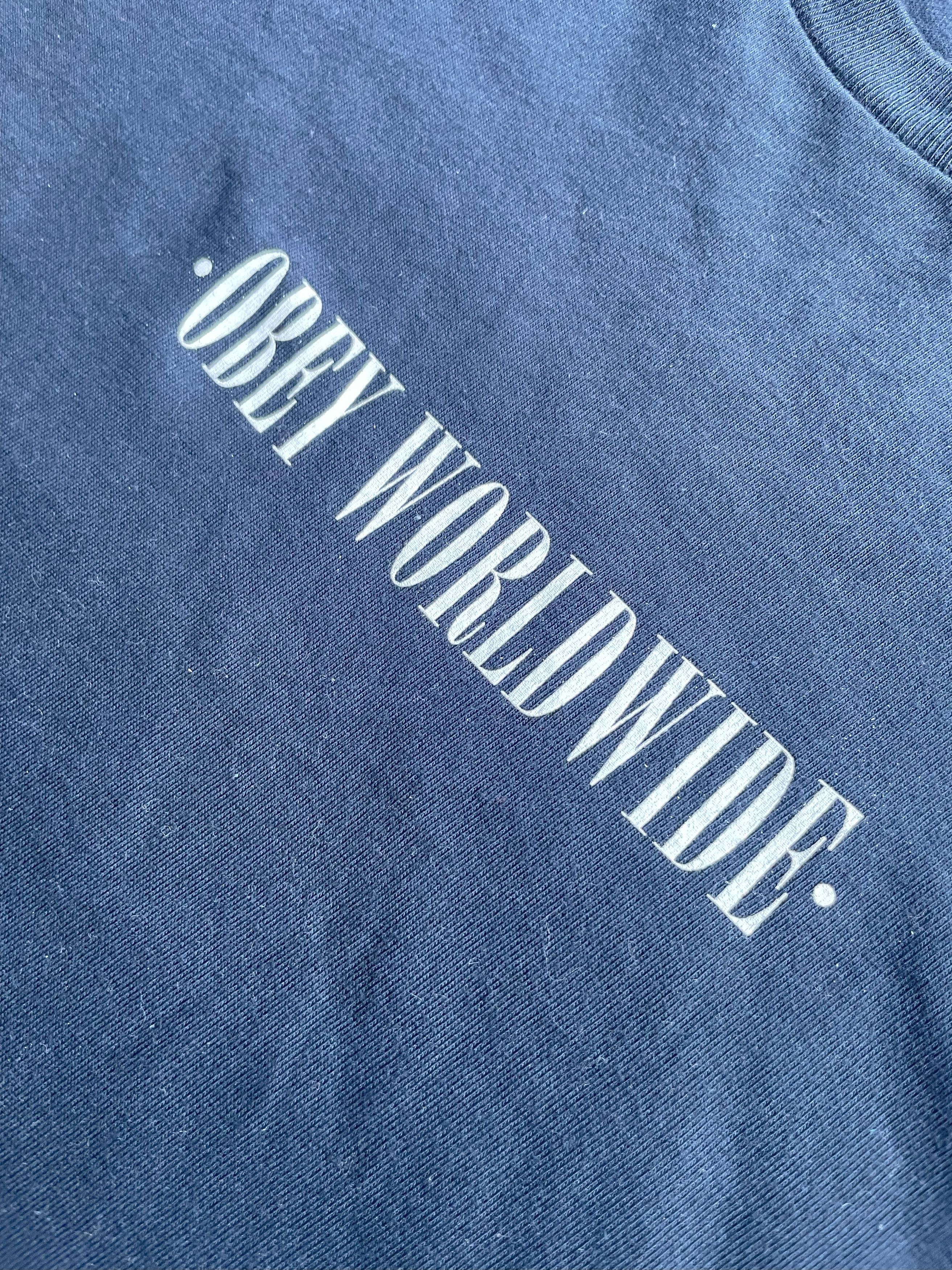 Obey Obey Worldwide Long Sleave Size US XL / EU 56 / 4 - 4 Thumbnail