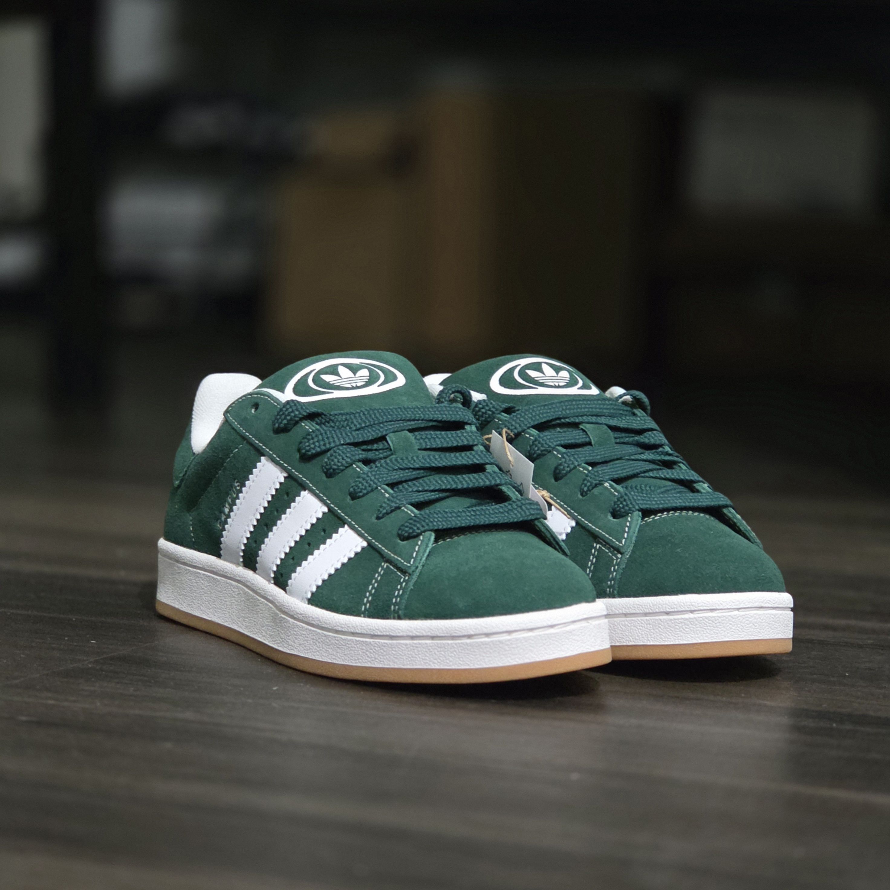 Adidas Adidas Campus 00s J IH7492 Dark Green White ,5.5 men 6.5 wmn Size US 5.5 / EU 38 - 15 Thumbnail