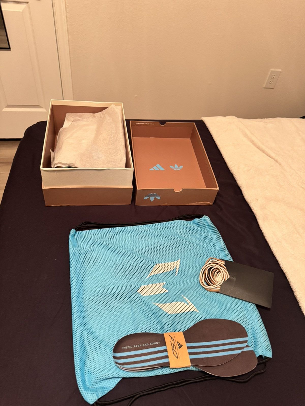 Other Adidas F50 Messi Elite FG Bad Bunny Football Cleats Brown Size US 10.5 / EU 43-44 - 20 Thumbnail