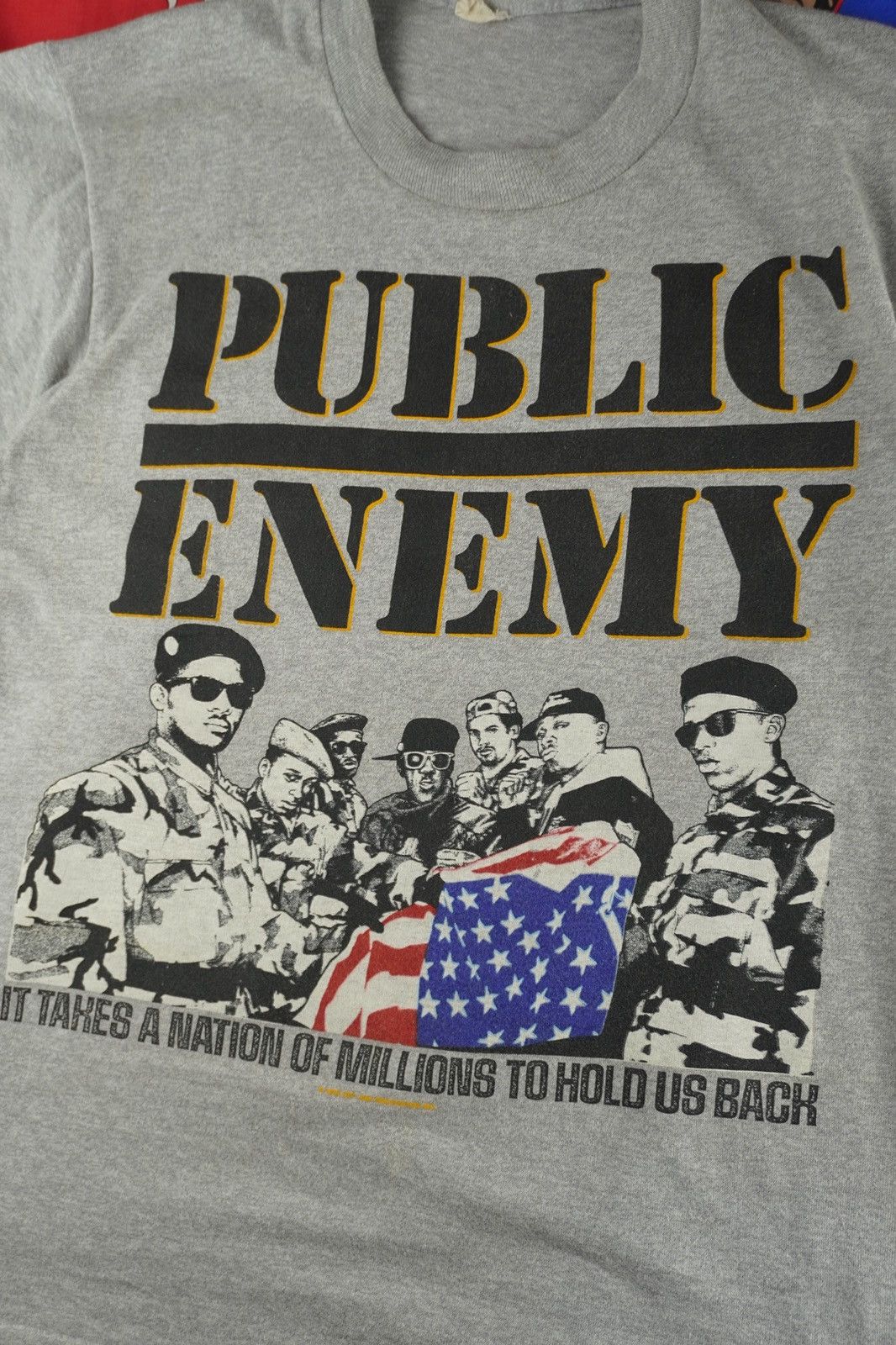 Rap Tees Vintage 80s public enemy by def jam recording hop hop Size US L / EU 52-54 / 3 - 1 Thumbnail