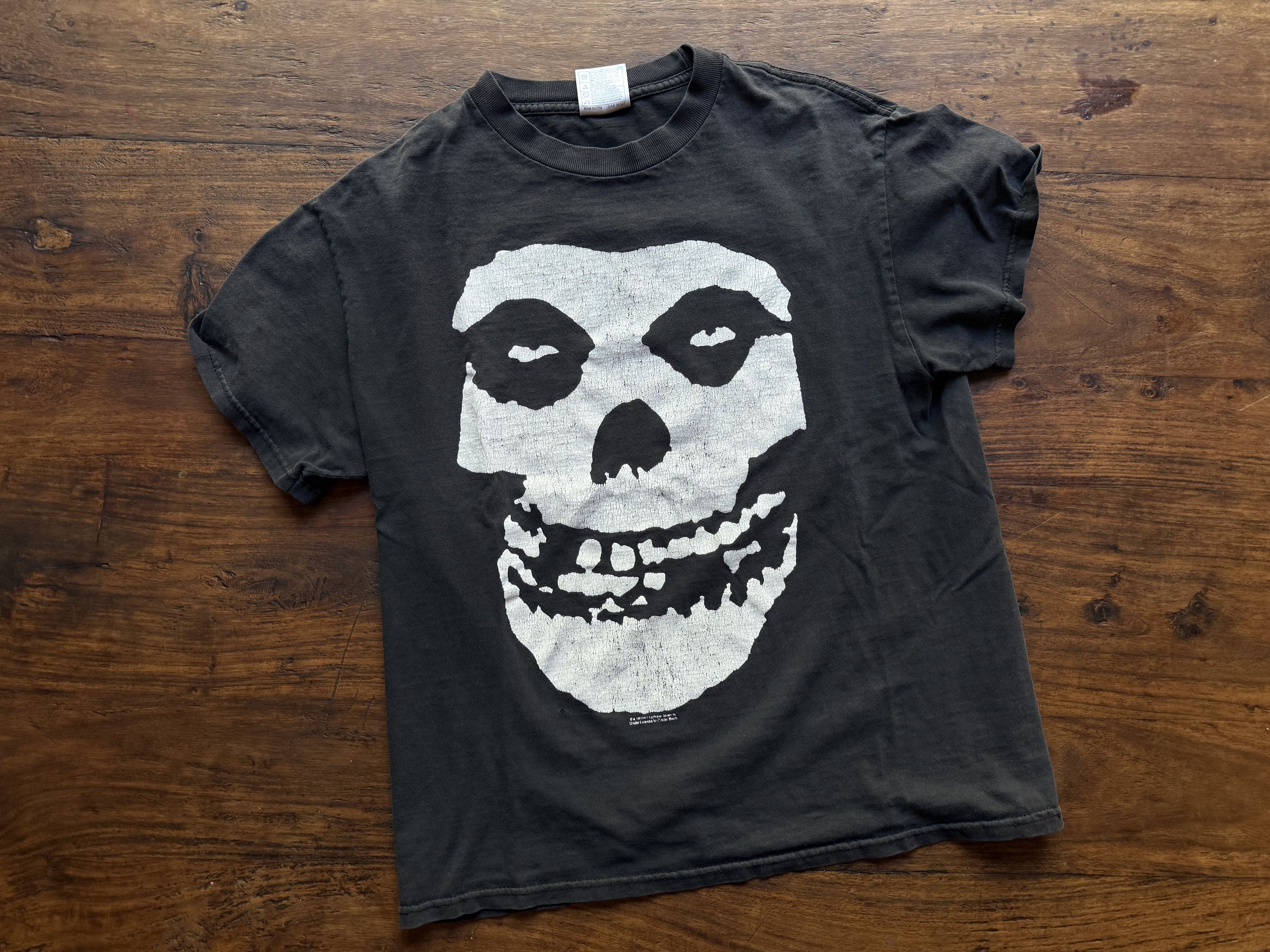 Vintage Misfits Band T-Shirt Distressed Black
