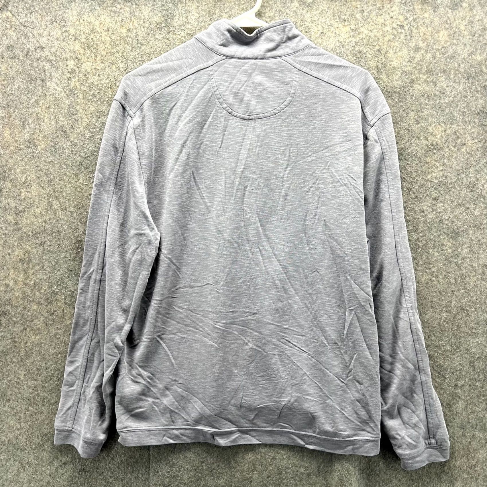 Vintage Sable & Stone Sweater Men's Medium Purple Half Zip Pullover 1/4 Zip Mock Neck Knit Polyester Logo Size US M / EU 48-50 / 2 - 2 Thumbnail