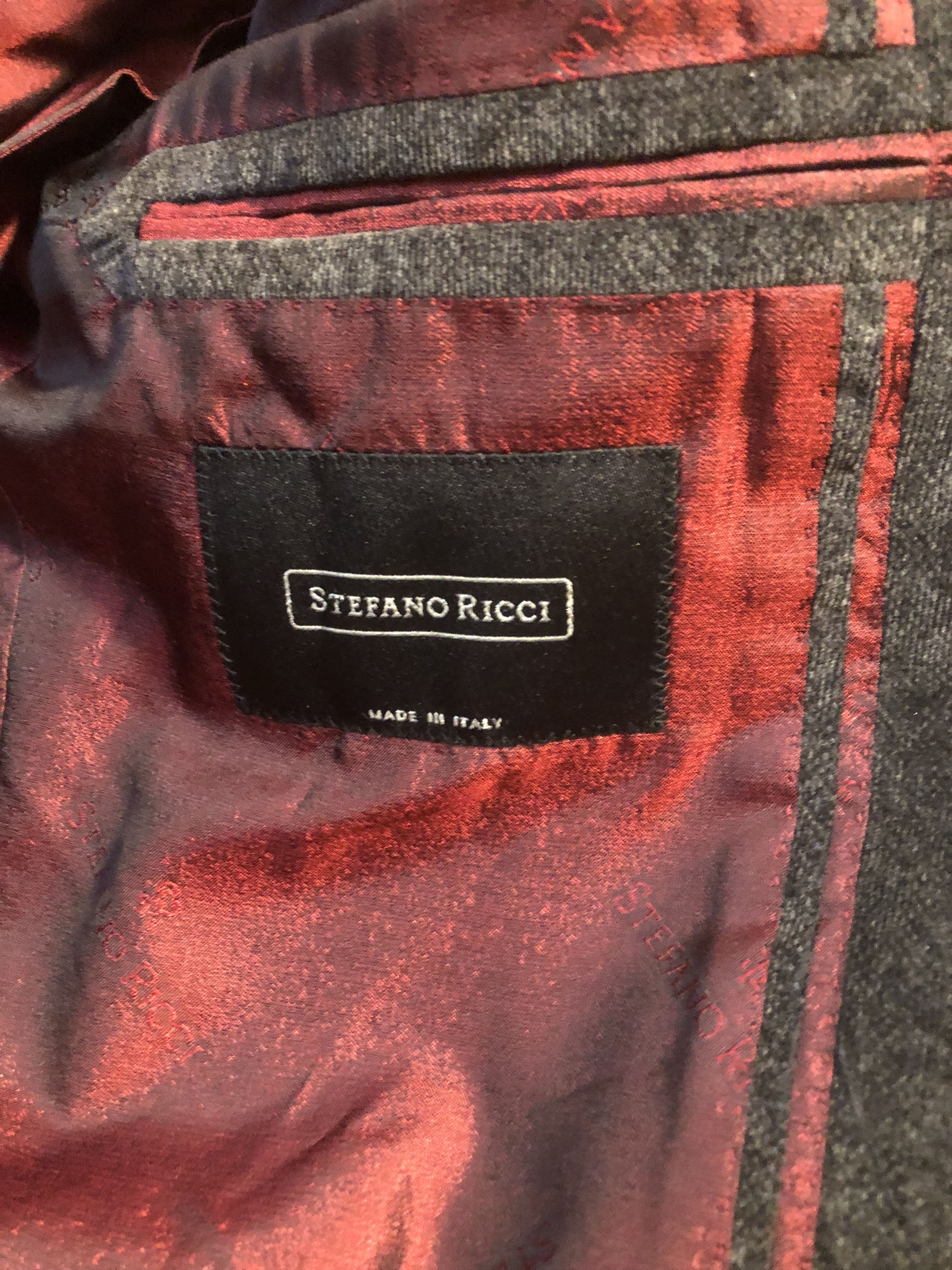 Stefano Ricci Stefano Ricci Charcoal Gray Sportcoat Size 40R - 2 Thumbnail