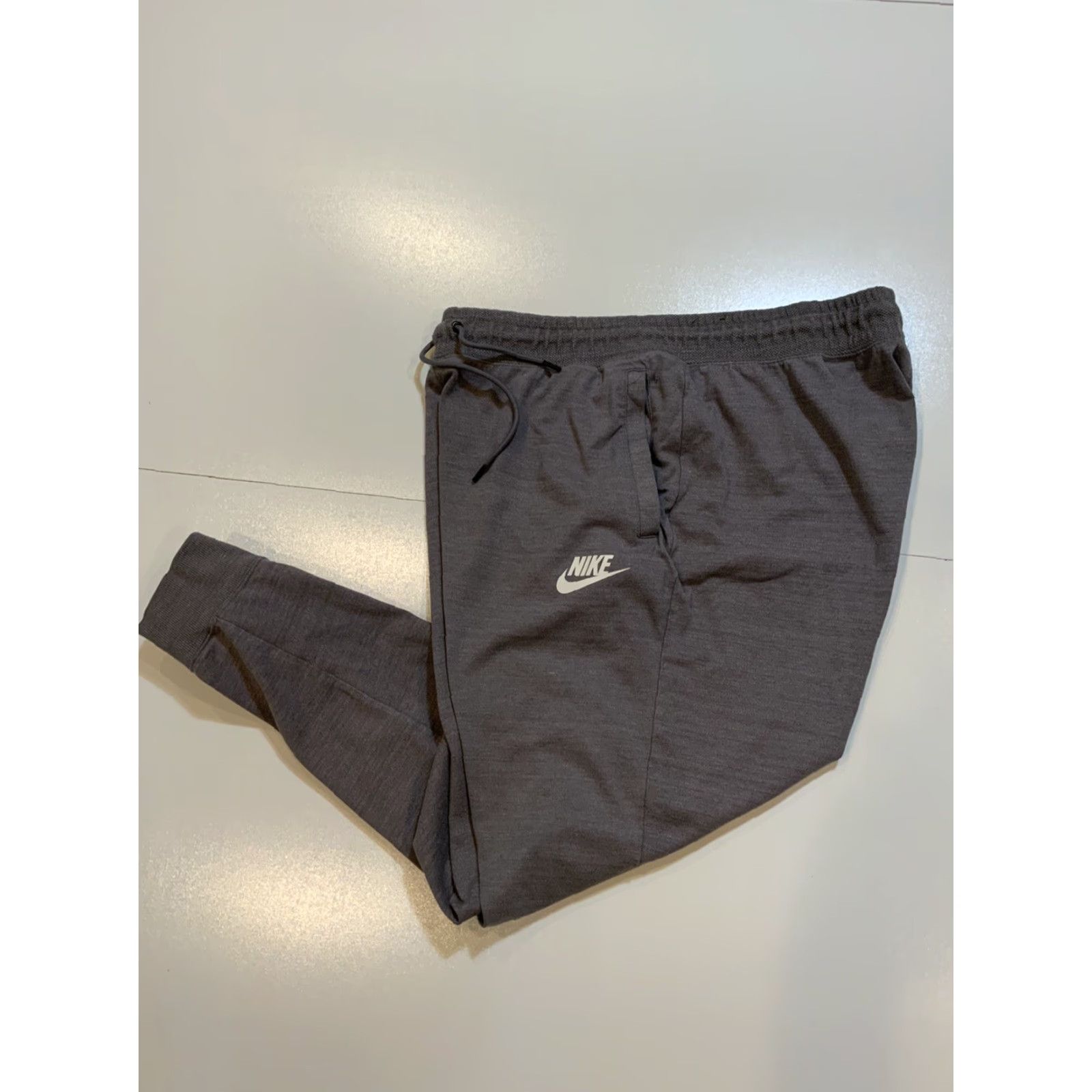 Nike Nike Sportswear Advance 15 AV15 Knit Gunsmoke Heather Jogger Sweatpants Sz. XXL Men Pants Regular Activewear Gray Heather 2XL Jogger Sweatpants Mens Size US 39 - 3 Thumbnail
