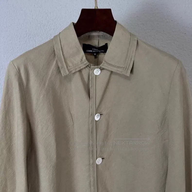 Comme des Garcons Comme Des Garcons Short cropped jacket, beige lightweight Size M / US 6-8 / IT 42-44 - 3 Thumbnail