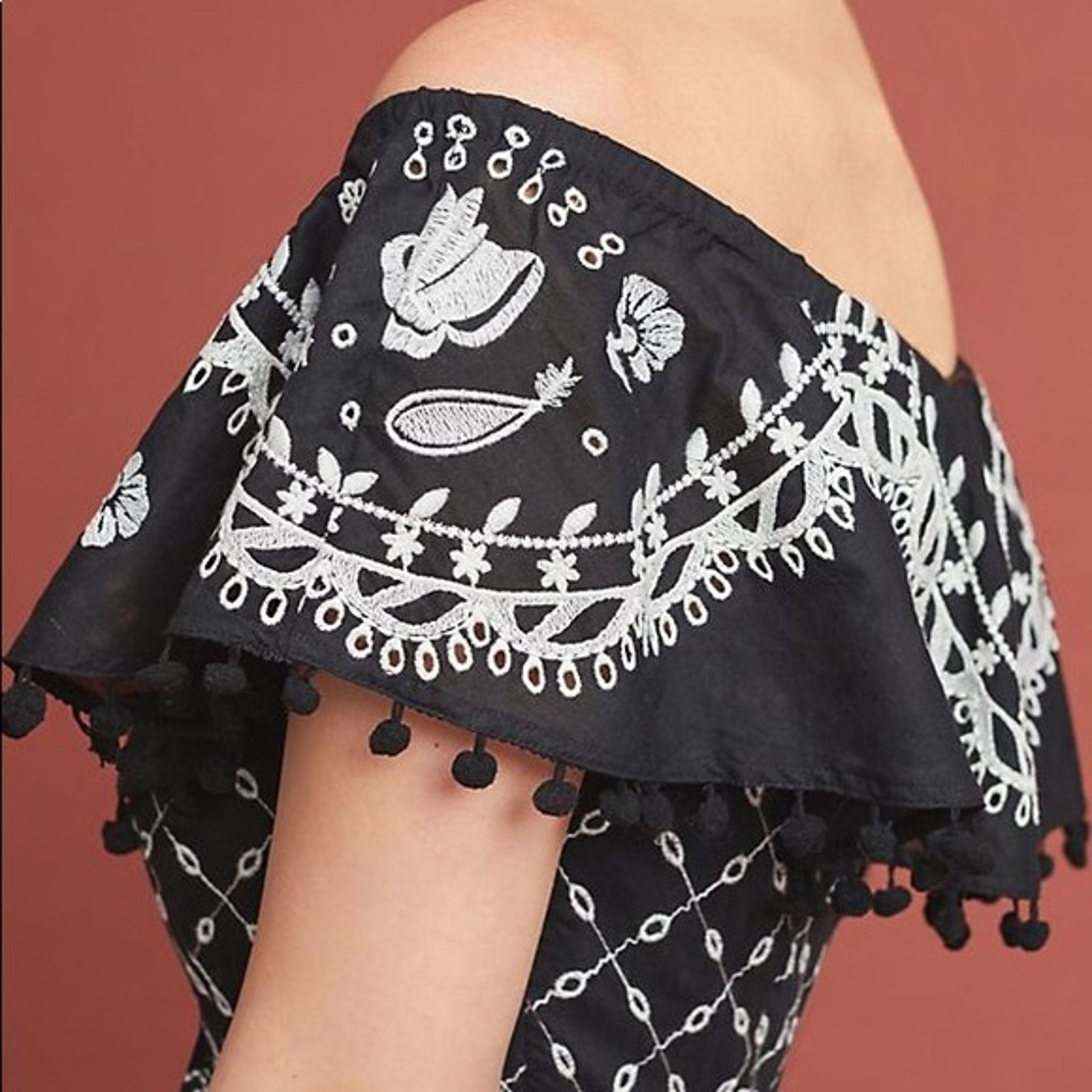 Anthropologie New Anthropologie Marisol off the shoulder dress $230 Size 4 Size S / US 4 / IT 40 - 4 Thumbnail
