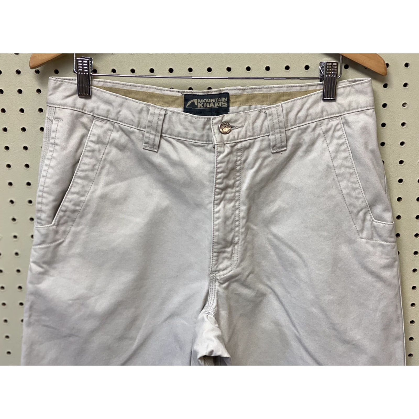 Mountain Khakis Mountain Khakis Pants Men 32 x 32 Canvas Khaki Beige Cotton Triple Stitched Flat Front Regular Inseam 32 Outdoor Teton Twill Pant Size US 32 / EU 48 - 4 Thumbnail