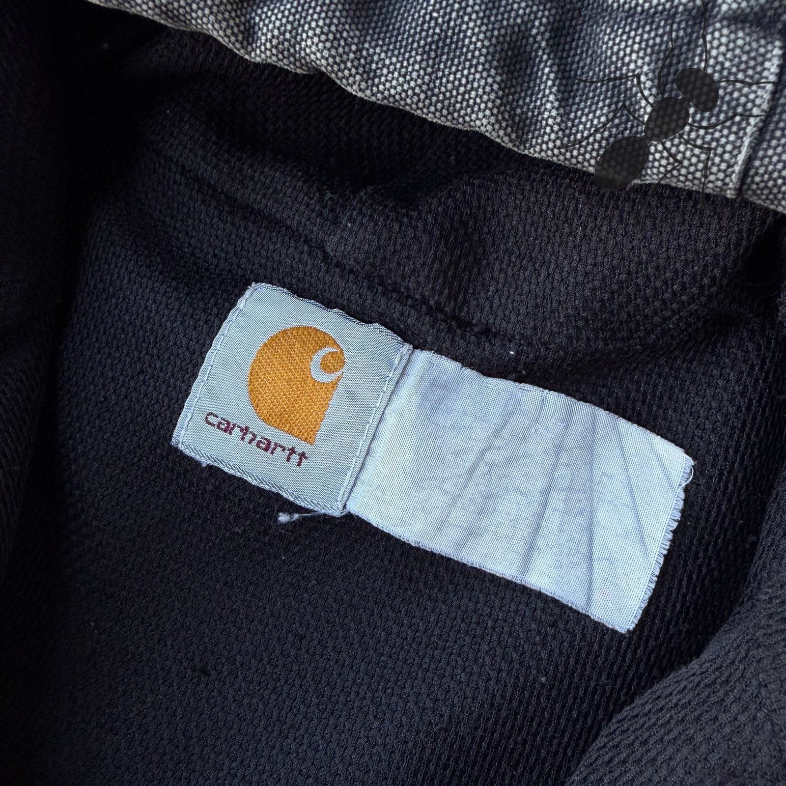Carhartt × Vintage Carhartt faded black active hooded work wear jacket Size US XXL / EU 58 / 5 - 5 Thumbnail