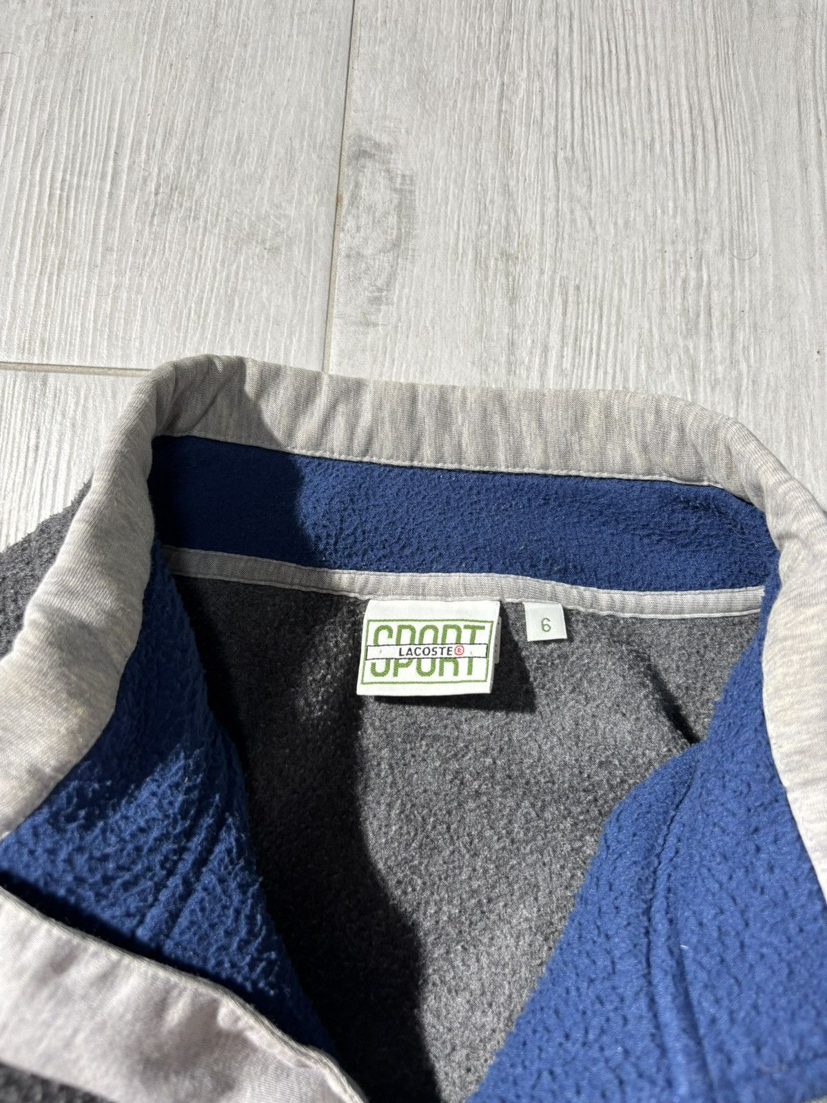 Lacoste Vintage Lacoste Fleece Jacket Sweatshirt Half Zip Retro 90’s Size US XL / EU 56 / 4 - 3 Thumbnail
