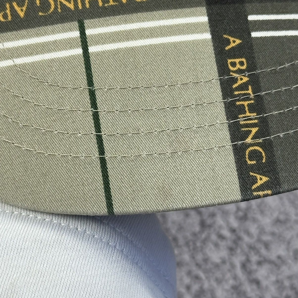 Bape A Bathing Ape Beige Bape Check Hat Beige Cap One Size Size ONE SIZE - 11 Thumbnail