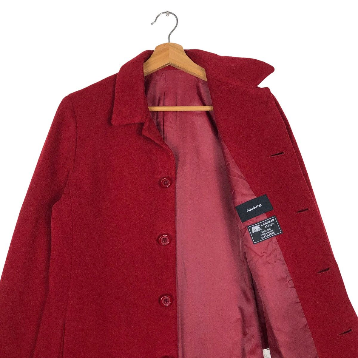 Japanese Brand 🔥Wool Herringbone Long Jacket Noue-rue Yohji Yamamoto Japan Size US M / EU 48-50 / 2 - 12 Thumbnail