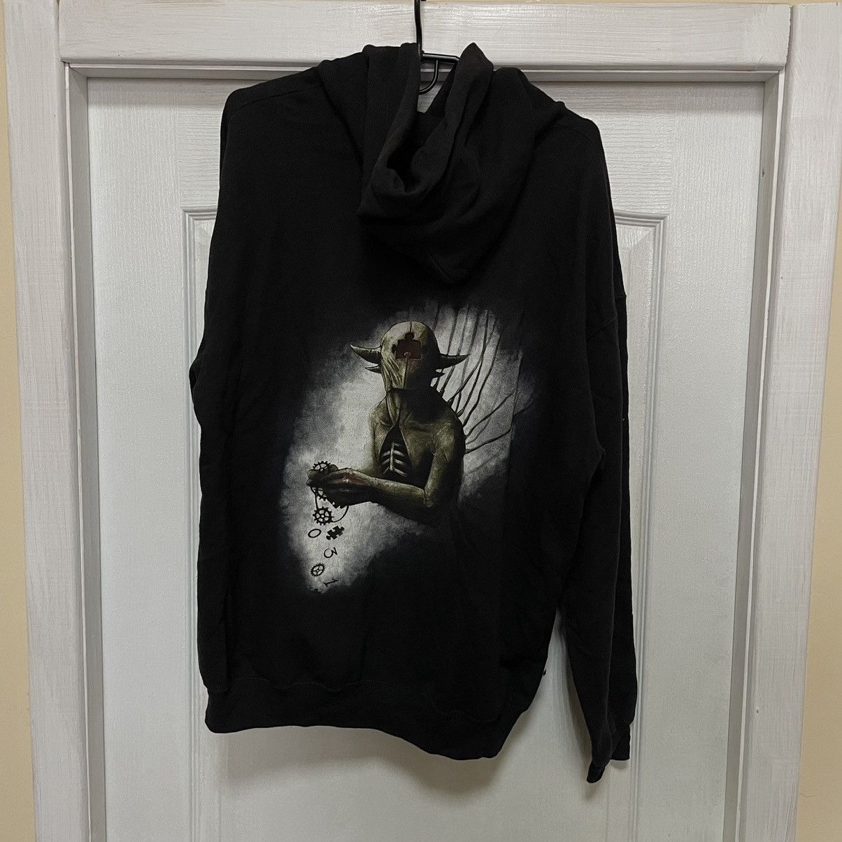 Band Tees × Vintage Vintage in flames Amon Amarth Hoodie Death Metal Black blank Size US L / EU 52-54 / 3 - 3 Thumbnail