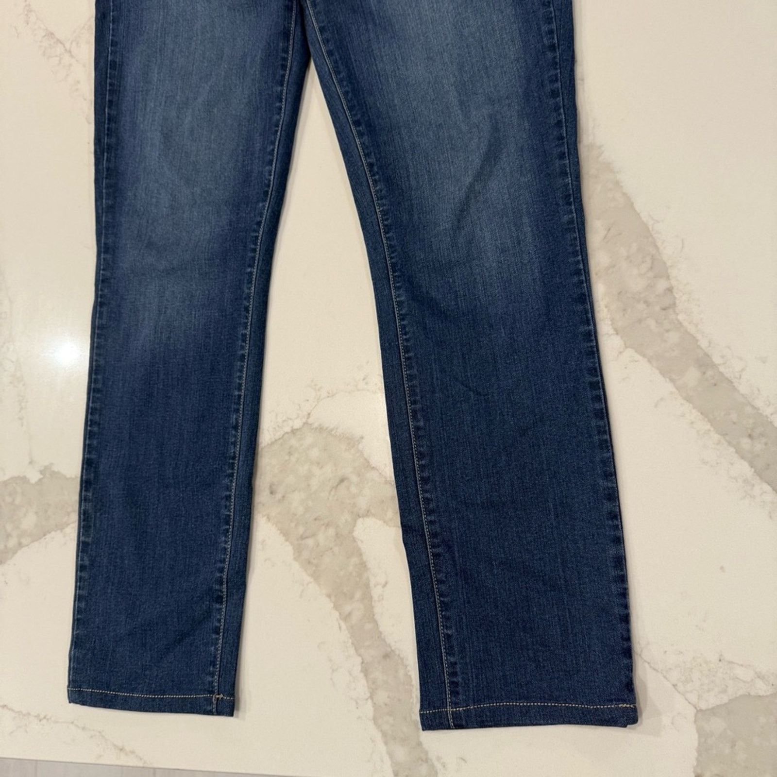 Paige PAIGE Skyline Skinny Denim Jeans Women's 31 Dark Blue Wash Size 31" - 2 Thumbnail