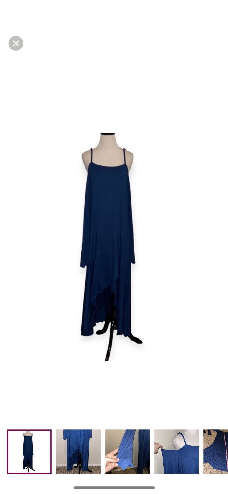 Shein Shein 3XL Blue cold shoulder dress Size 3XL / US 20-22 - 1 Thumbnail