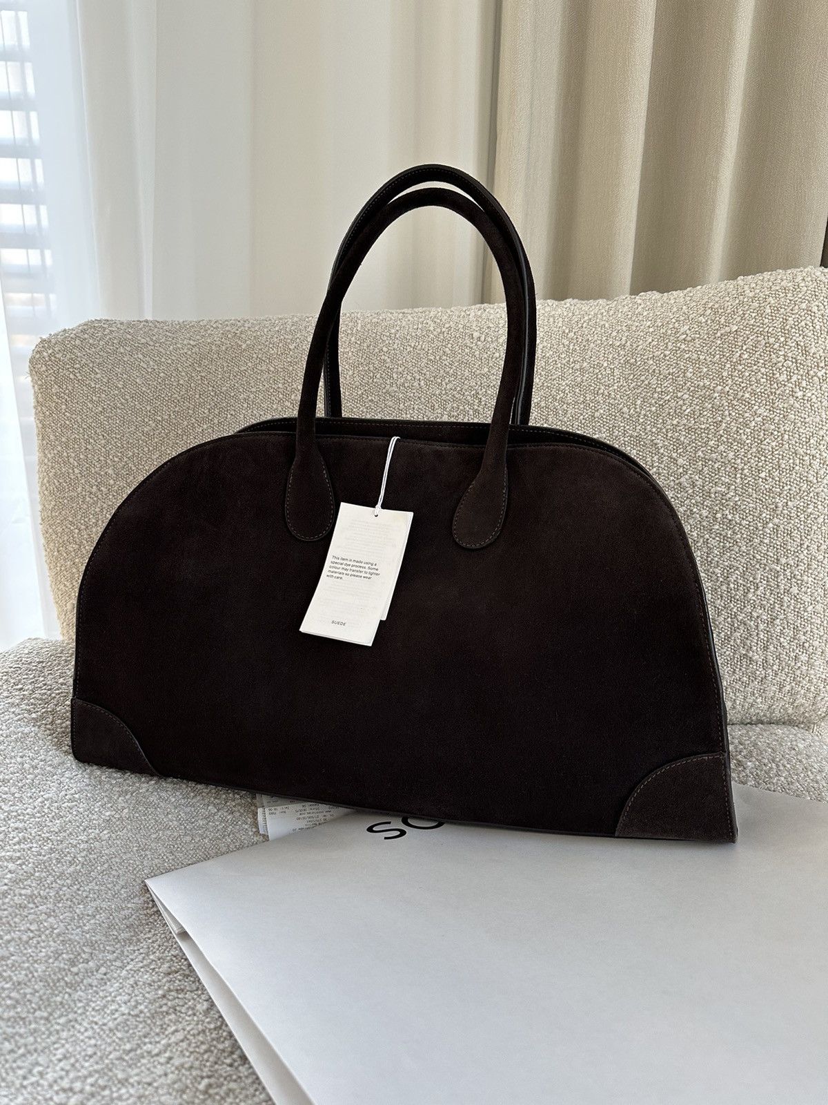 Cos Cos bowling bag tote leather suede Size ONE SIZE - 2 Thumbnail