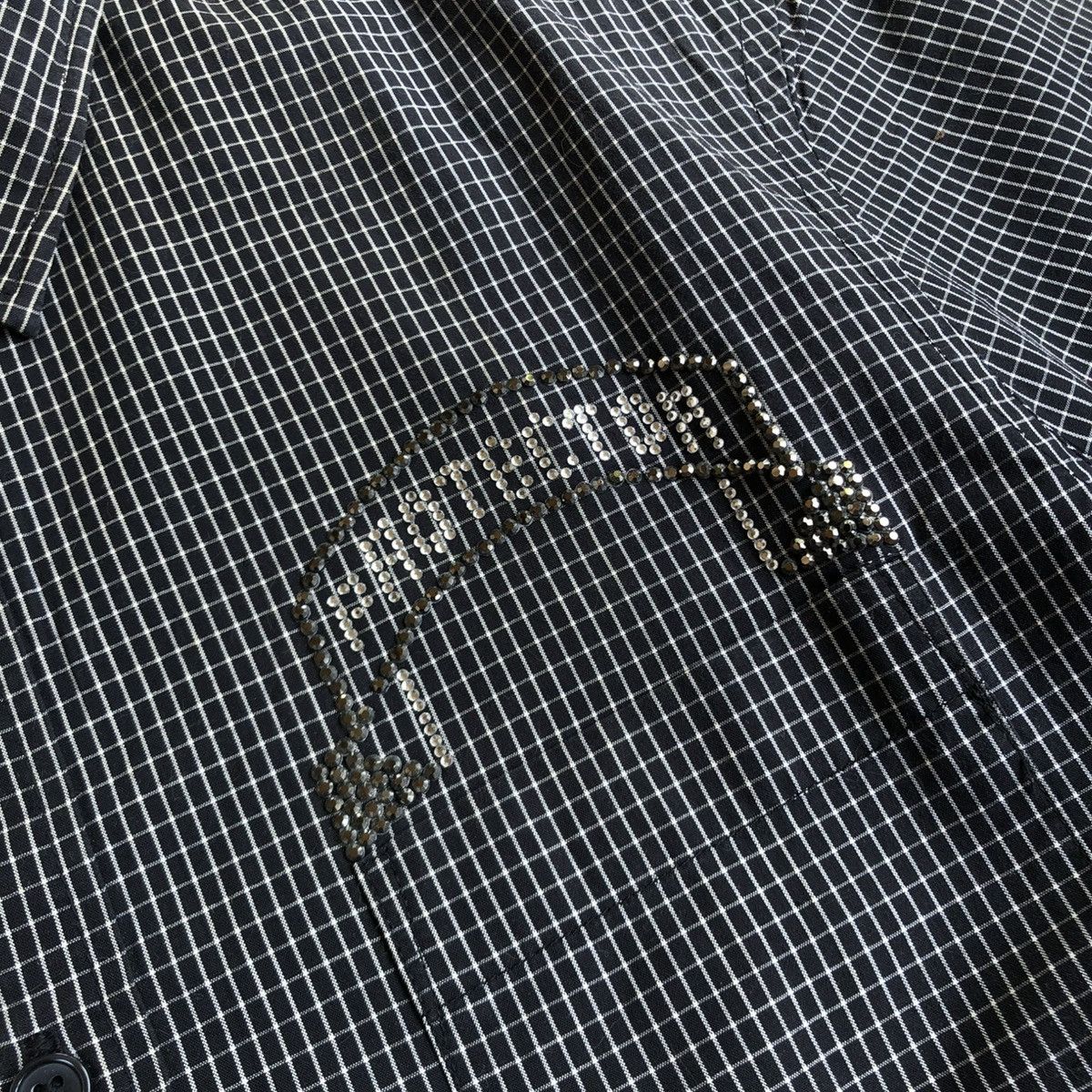 PPFM 2000s PPFM Protector Guitar Beaded Bling Shirt Short Slevee Size US M / EU 48-50 / 2 - 5 Thumbnail