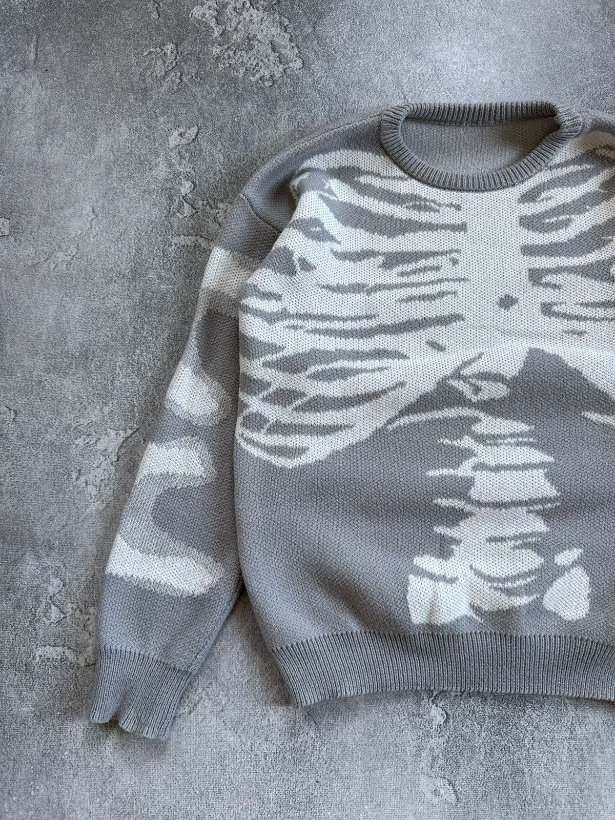 Hysteric Glamour Skeleton 💀 Rentgen bones Xray Y2K sweater jumper pullover Size US M / EU 48-50 / 2 - 8 Thumbnail