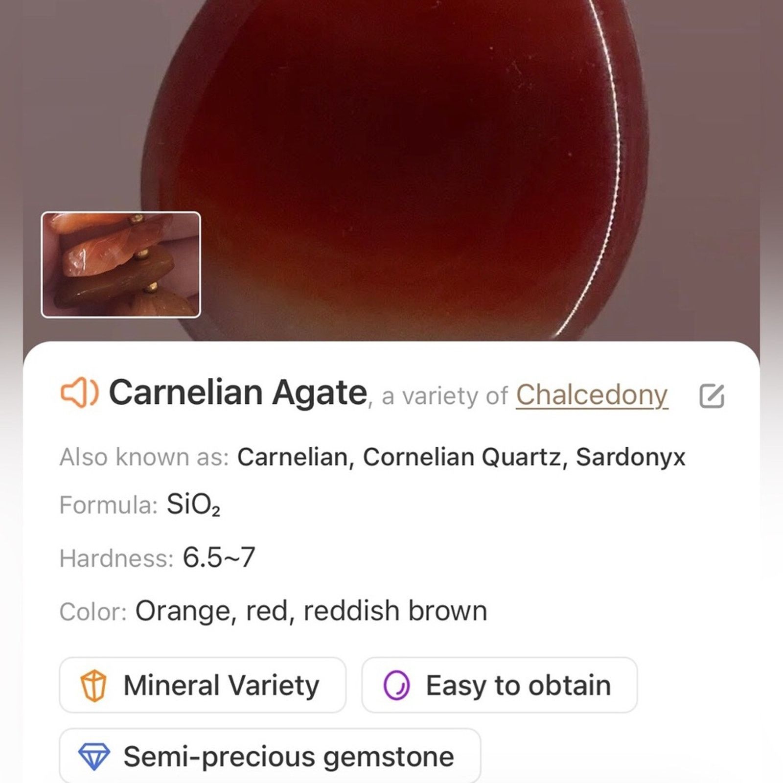 Vintage Vintage handcrafted genuine carnelian agate necklace Size ONE SIZE - 11 Thumbnail