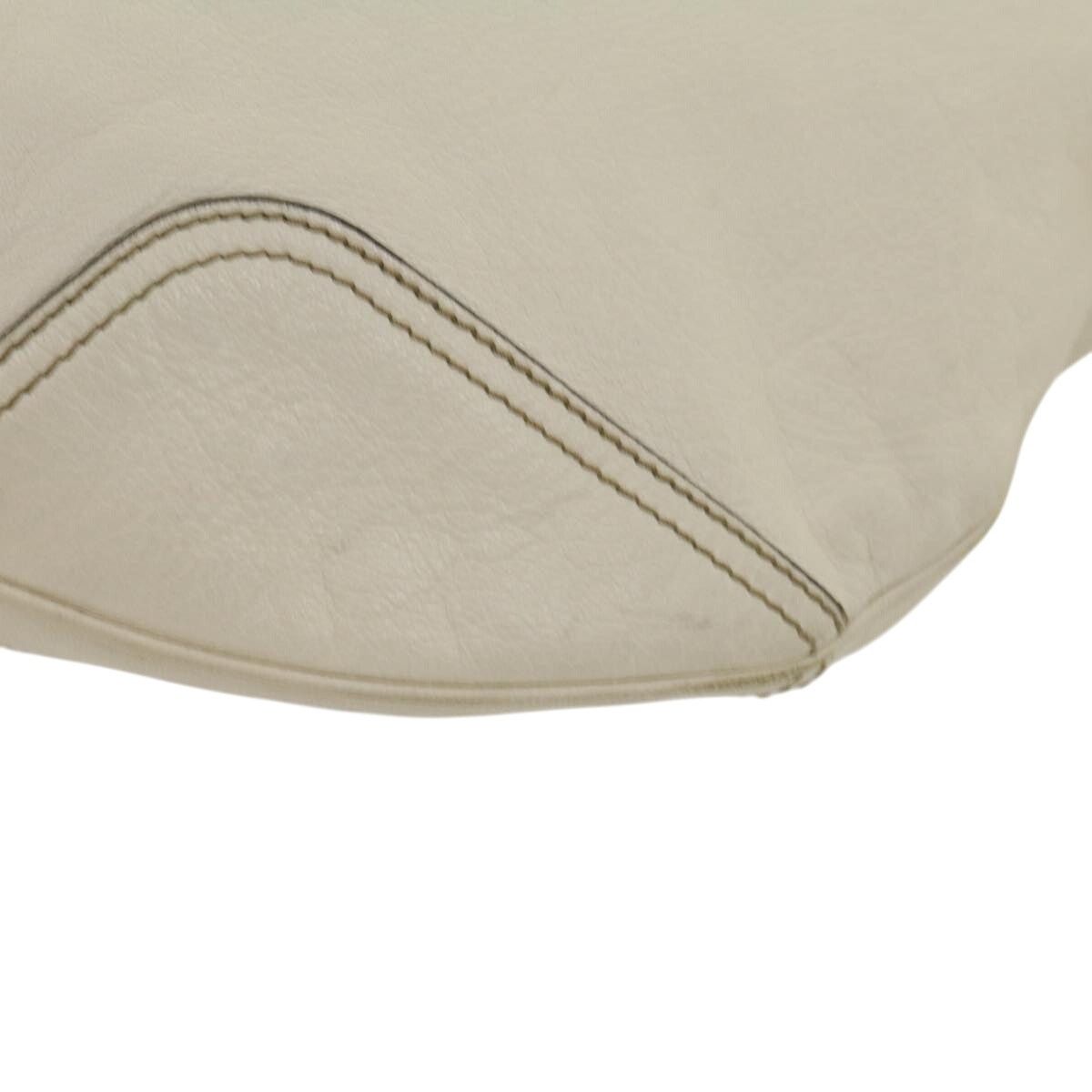GUCCI Shoulder Bag Leather White