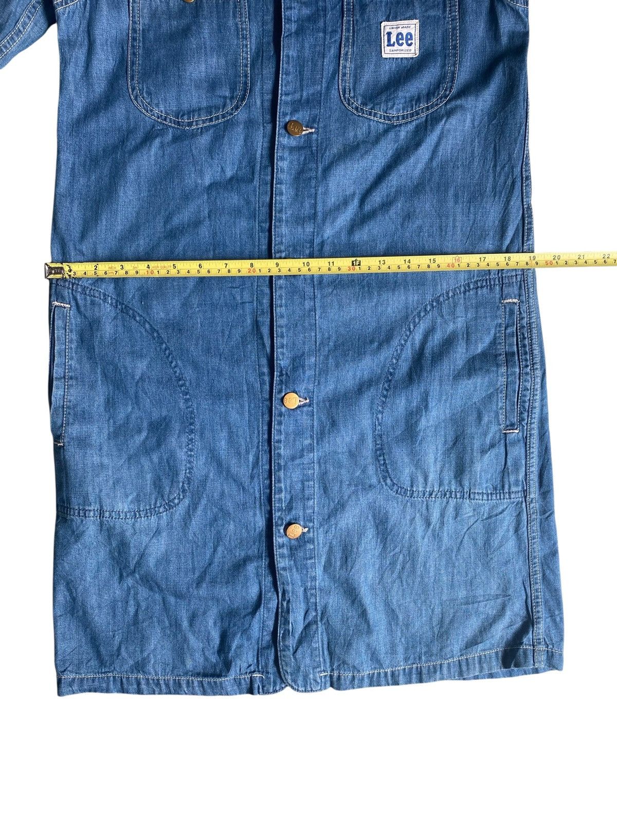 Lee LEE Union Made Sanforized Button denim Maxi Dress Size L / US 10 / IT 46 - 10 Thumbnail