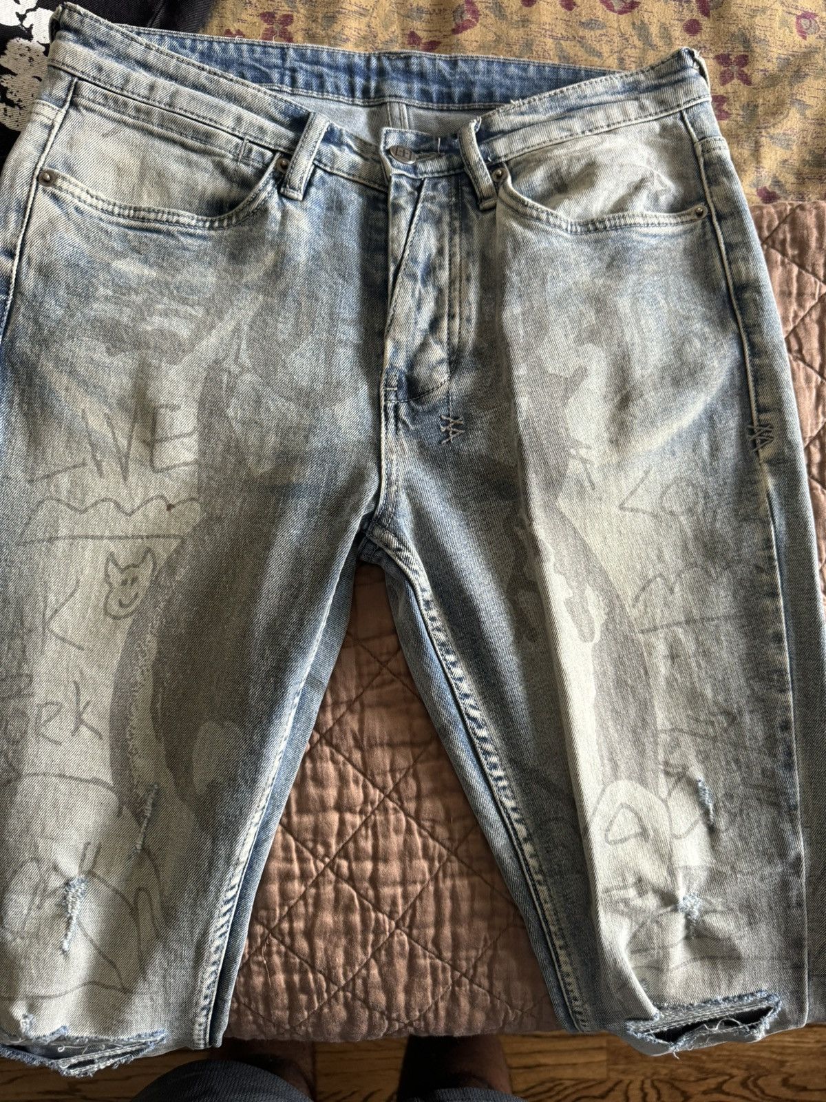 KSUBI VAN WINKLE: BLUE DEVIL SMASH JEANS
