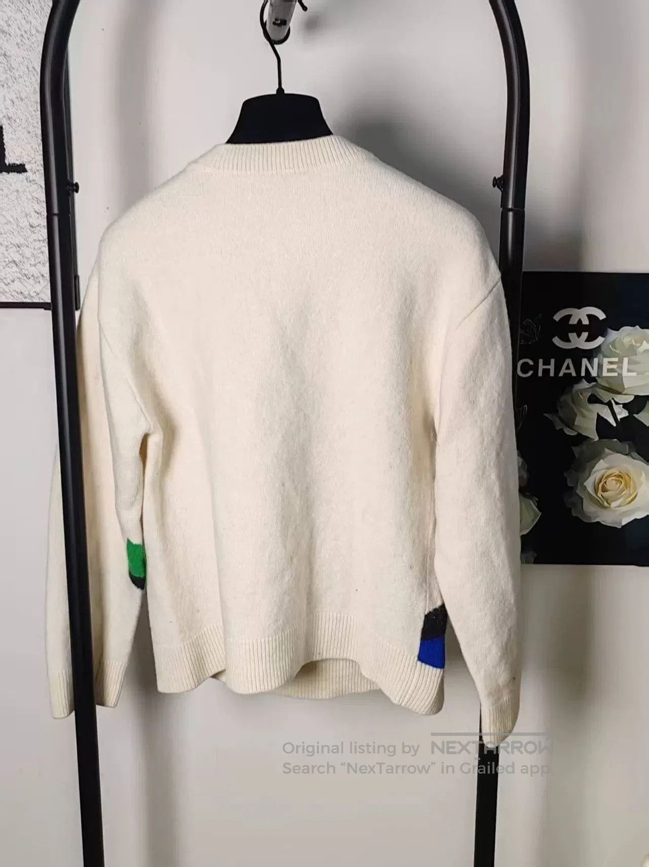 LVXWA LV Knit Sweater with Colorful Design. Size US M / EU 48-50 / 2 - 2 Thumbnail