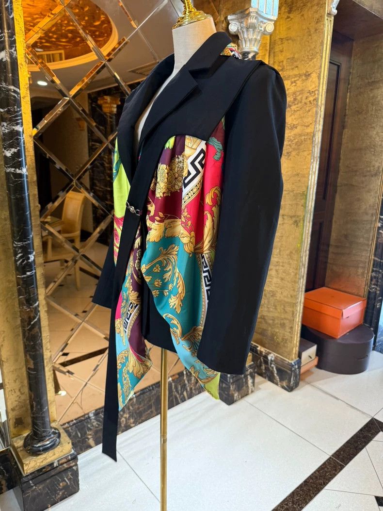 Versace Versace Baroque Maillard color scheme dress blazer Size US M / EU 48-50 / 2 - 7 Thumbnail