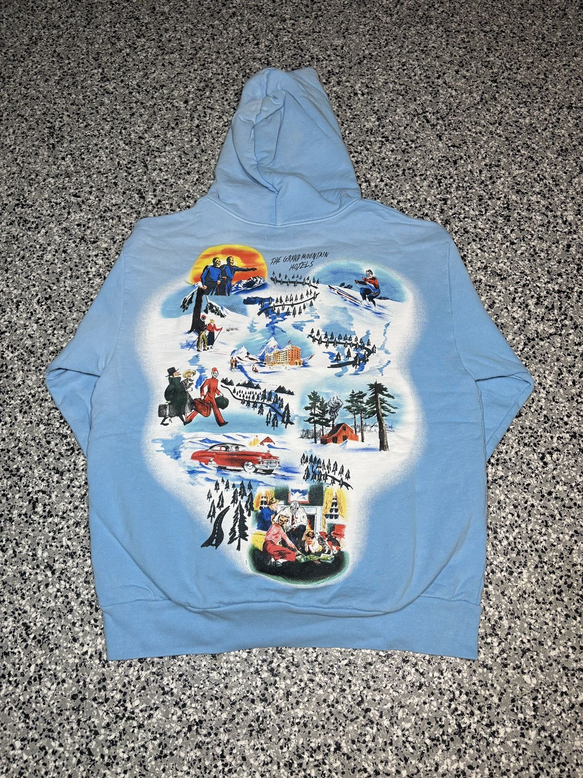 Warren Lotas 2023 Warren Lotas “The Grand Mountain Hotels” Hoodie Size L Size US L / EU 52-54 / 3 - 1 Thumbnail