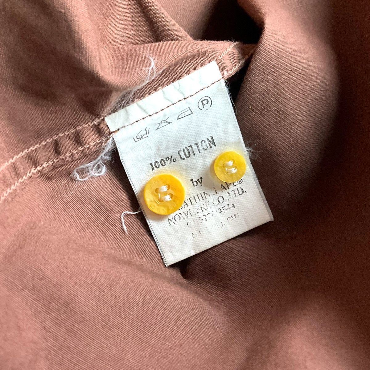 OG2000's Bape Gradient Brown L/S Button up Shirt