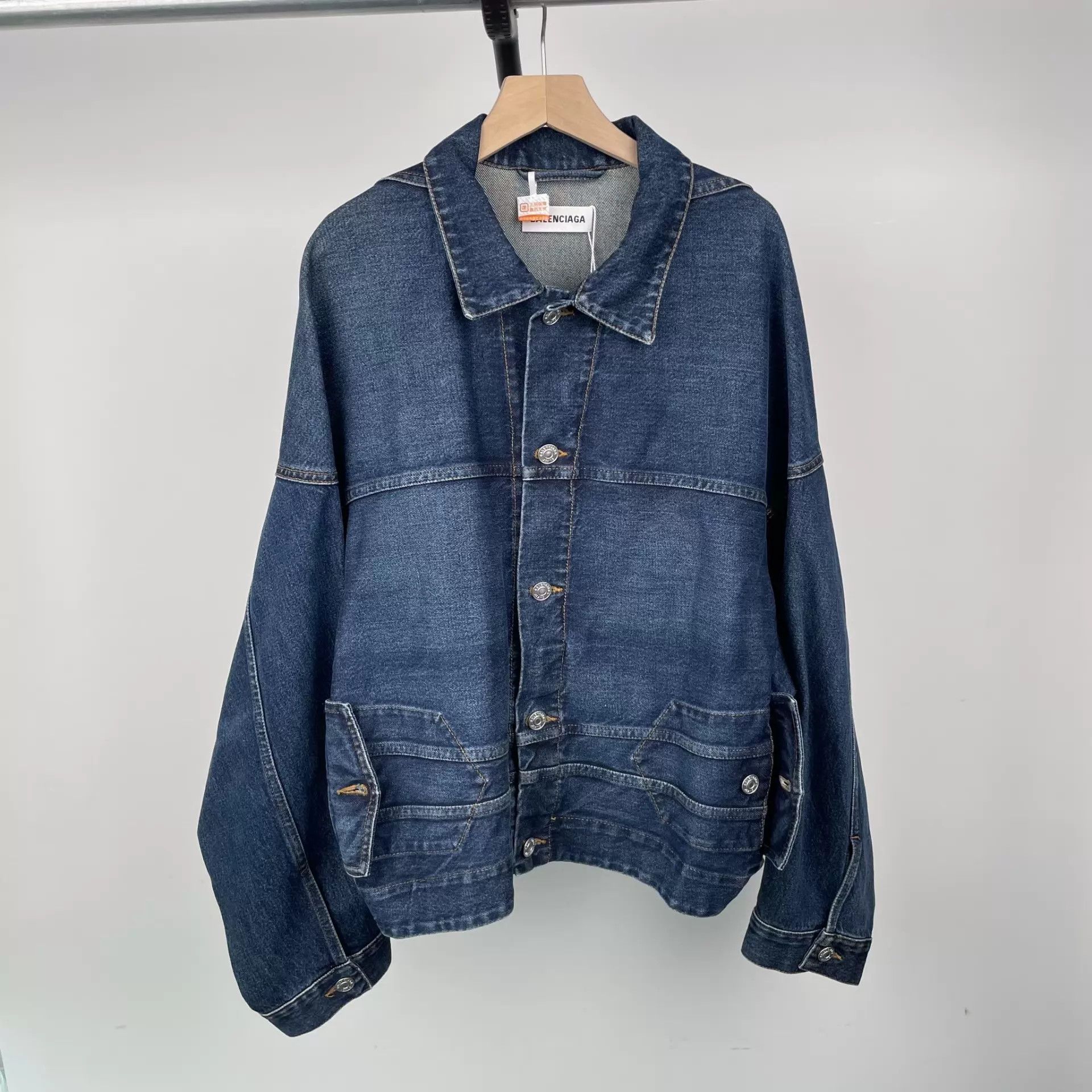 Balenciaga Balenciaga Women's Denim Jacket 34 Size XXS / US 00 / IT 34 - 1 Thumbnail
