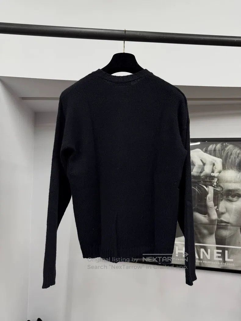 Dior Dior Black and blue gold silk moon phase black cashmere sw Size XXS / US 00 / IT 34 - 2 Thumbnail