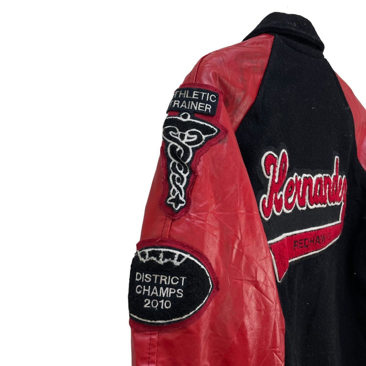 Other Vtg Barfour Hernandes RedHawks Varsity Letterman Jacket Size US XS / EU 42 / 0 - 7 Thumbnail