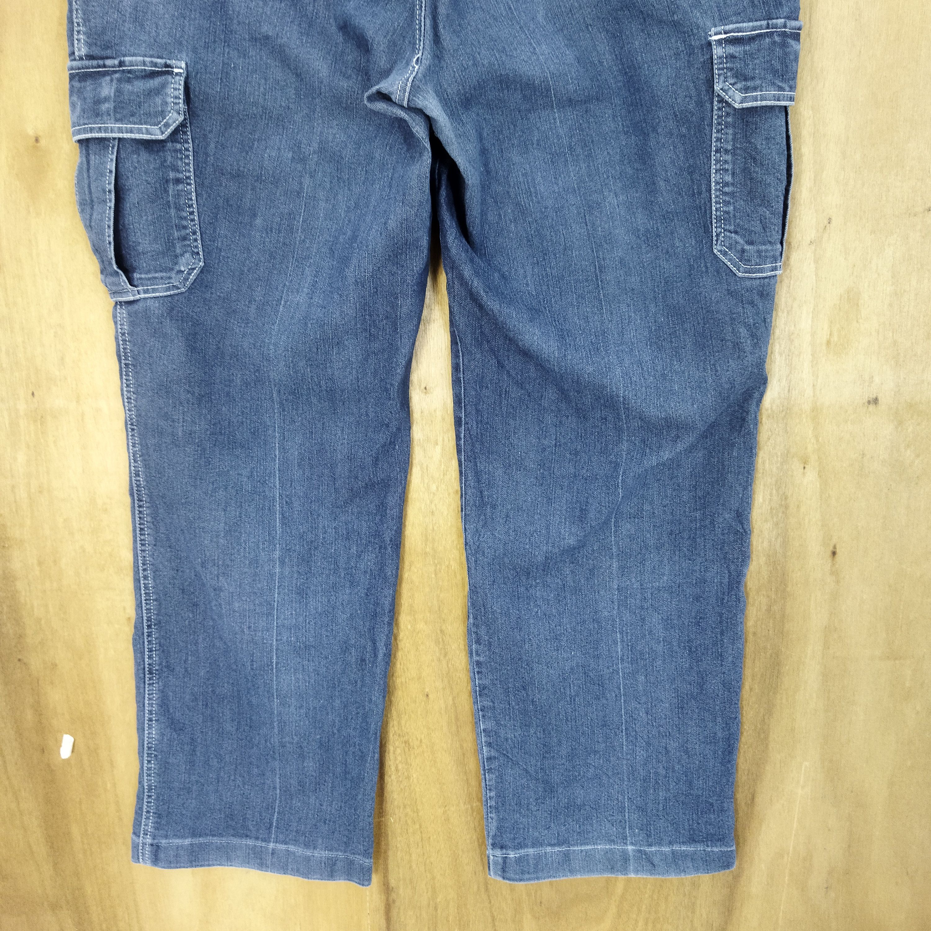 Japanese Brand JAPANESE BRAND BLUE CARGO PANTS Size US 38 / EU 54 - 9 Thumbnail