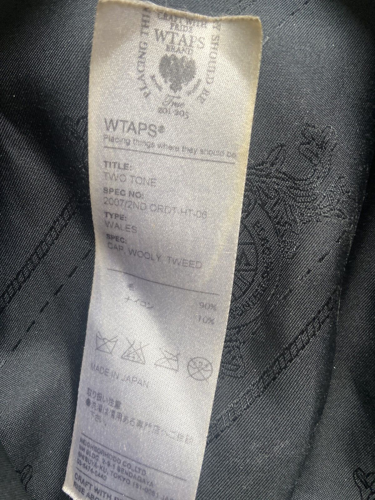 Wtaps WTaps Two Tone Wales Cap Size ONE SIZE - 8 Thumbnail