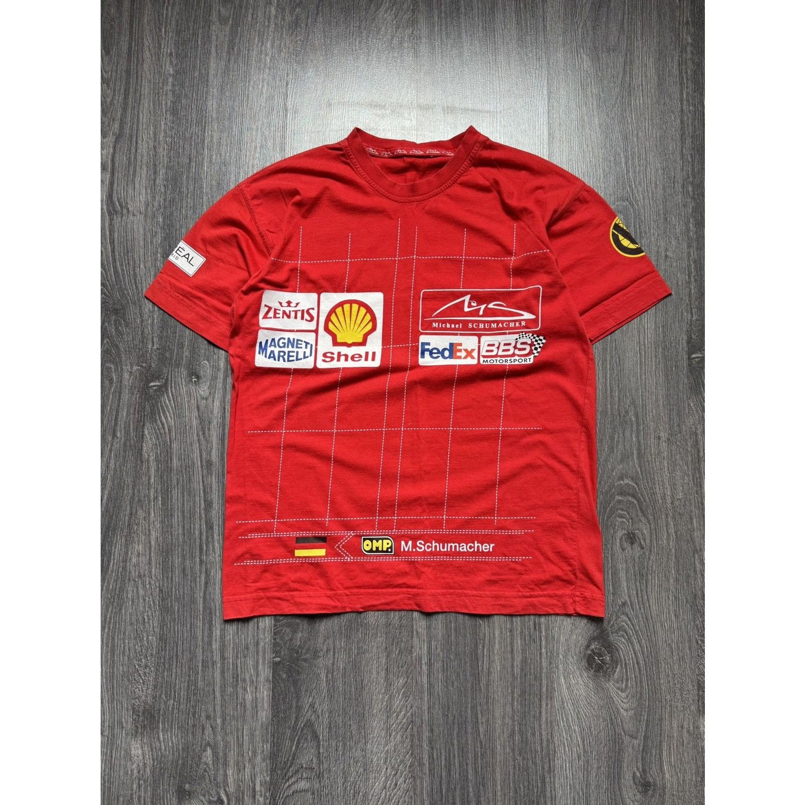 Ferrari × Vintage Vintage 1999 Ferrari Michael Chumacher F1 Edition Size US M / EU 48-50 / 2 - 1 Thumbnail